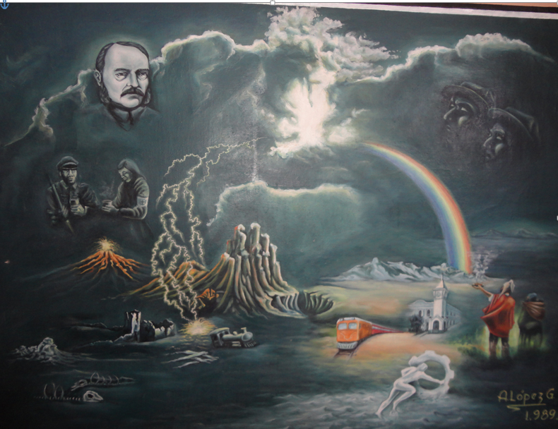La pintura que  presagió  el presente de Uyuni