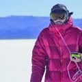Francés ciego recorre el Salar de Uyuni guiado solo por un audio GPS